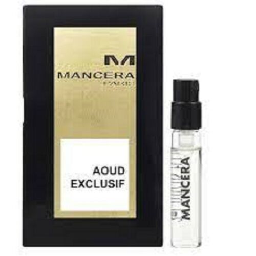 Mancera Aoud Exclusif Mini Üveg Spray Hivatalos Parfüm Minta 2,0 ml 0,07 fl. oz.