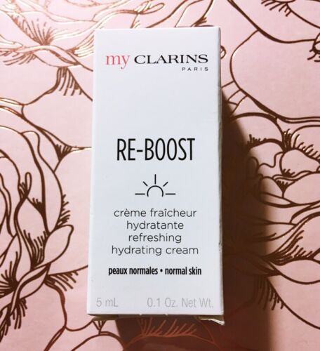 My Clarins Re-Boost frissítő hidratáló krém Mini bőrápoló minta 5ML 0,1 oz. normál bőrre