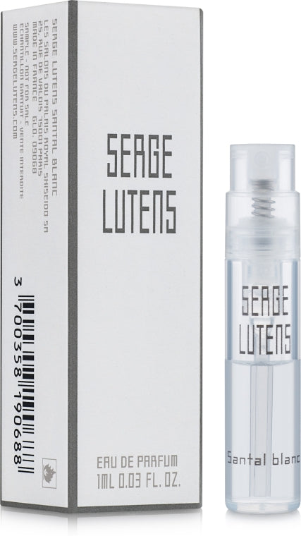 Serge Lutens Santal Blanc 1 ml 0,03 fl. oz. hivatalos illatminta