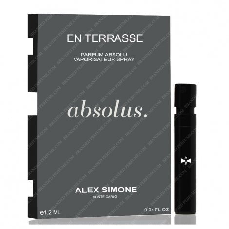Alex Simone En Terrasse Parfum Absolu 1,2 ml 0,04 fl. oz. hivatalos parfümminták