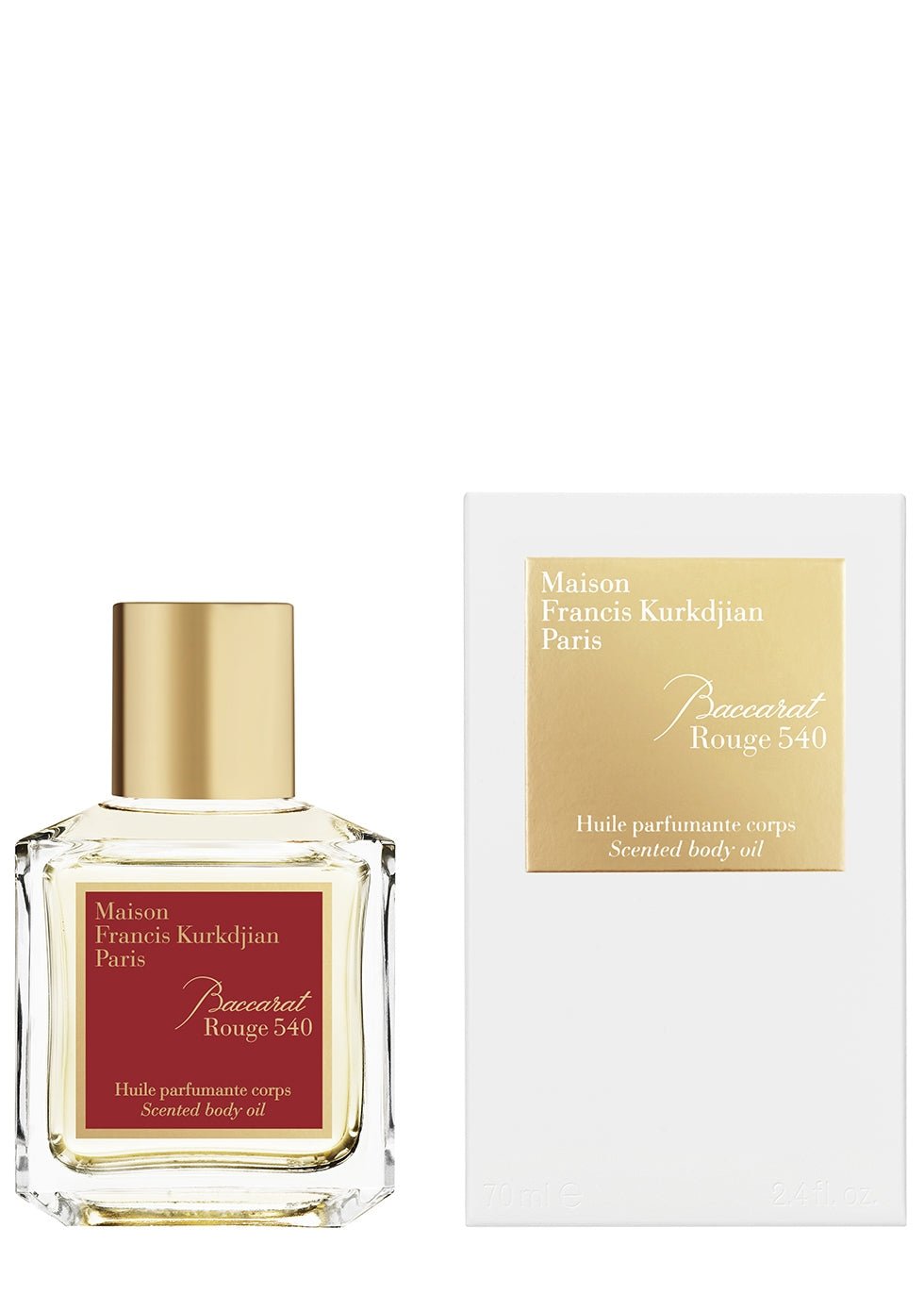 Maison Francis Kurkdjian Baccarat Rouge 540 testolaj 70 ml