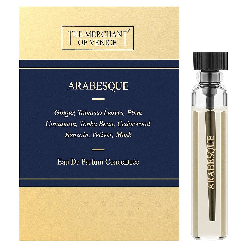 A velencei kereskedő Arabesque 2 ml 0,07 fl. oz. Hivatalos parfümminta